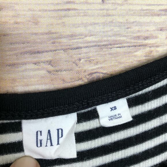 GAP Ribbed Striped Shirt Dress - Picture 4 of 5